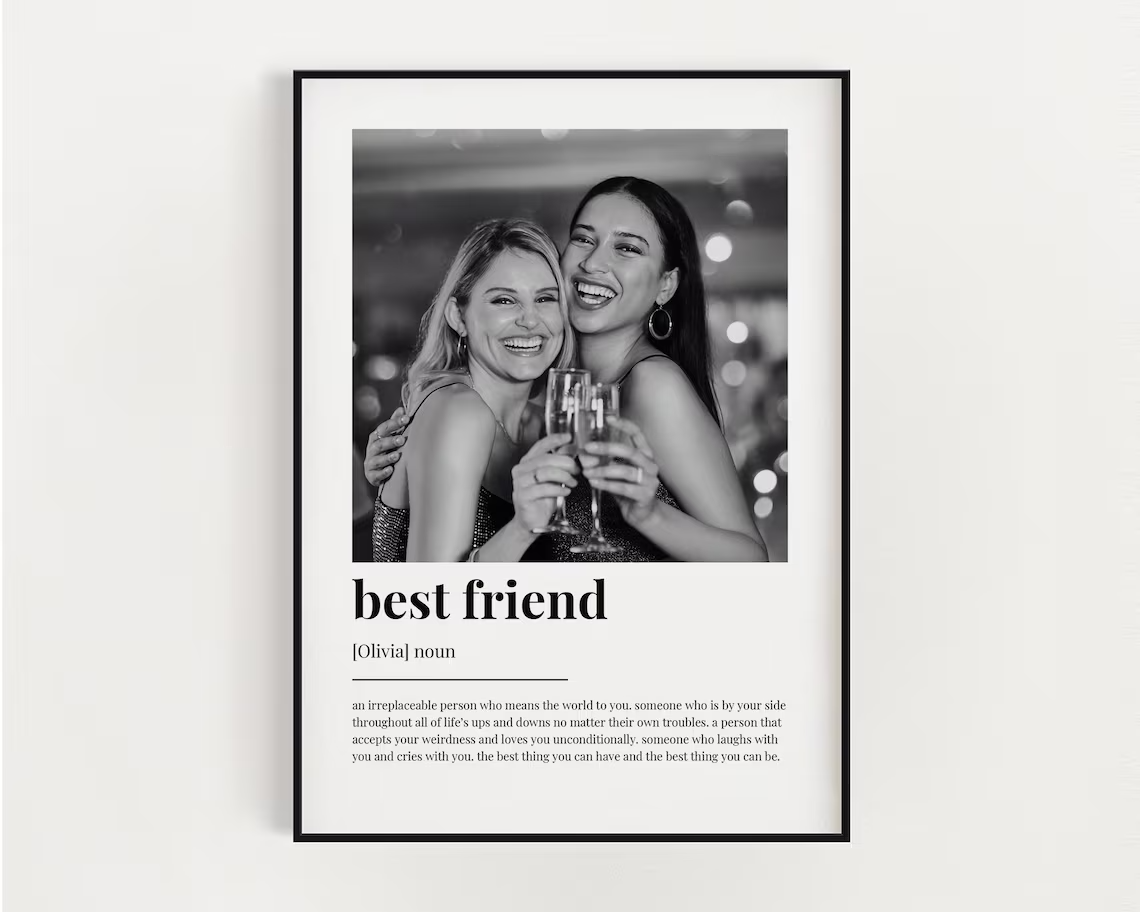 Personalized Best Friend Definition Print