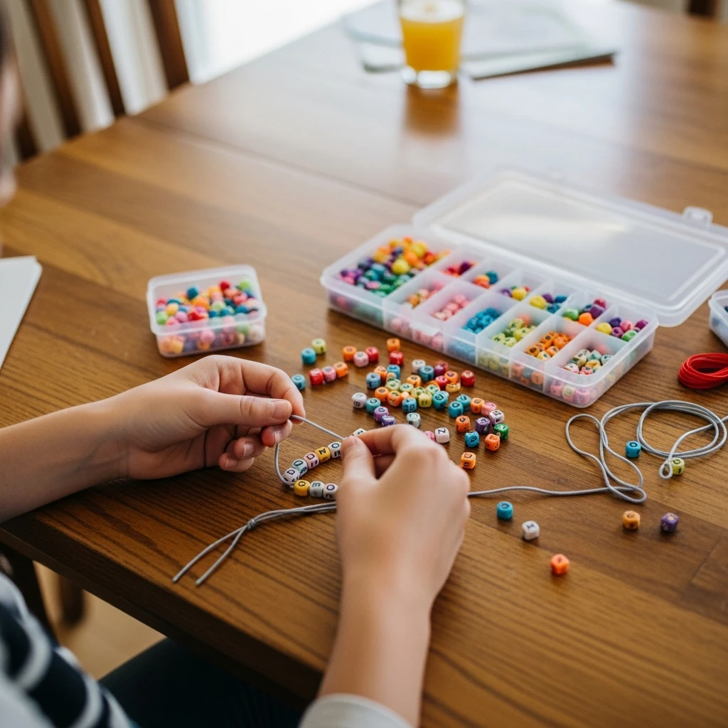 Bracelet Making Kit - 50 Beautiful and Simple Valentine's Gift Ideas for Your Daughter