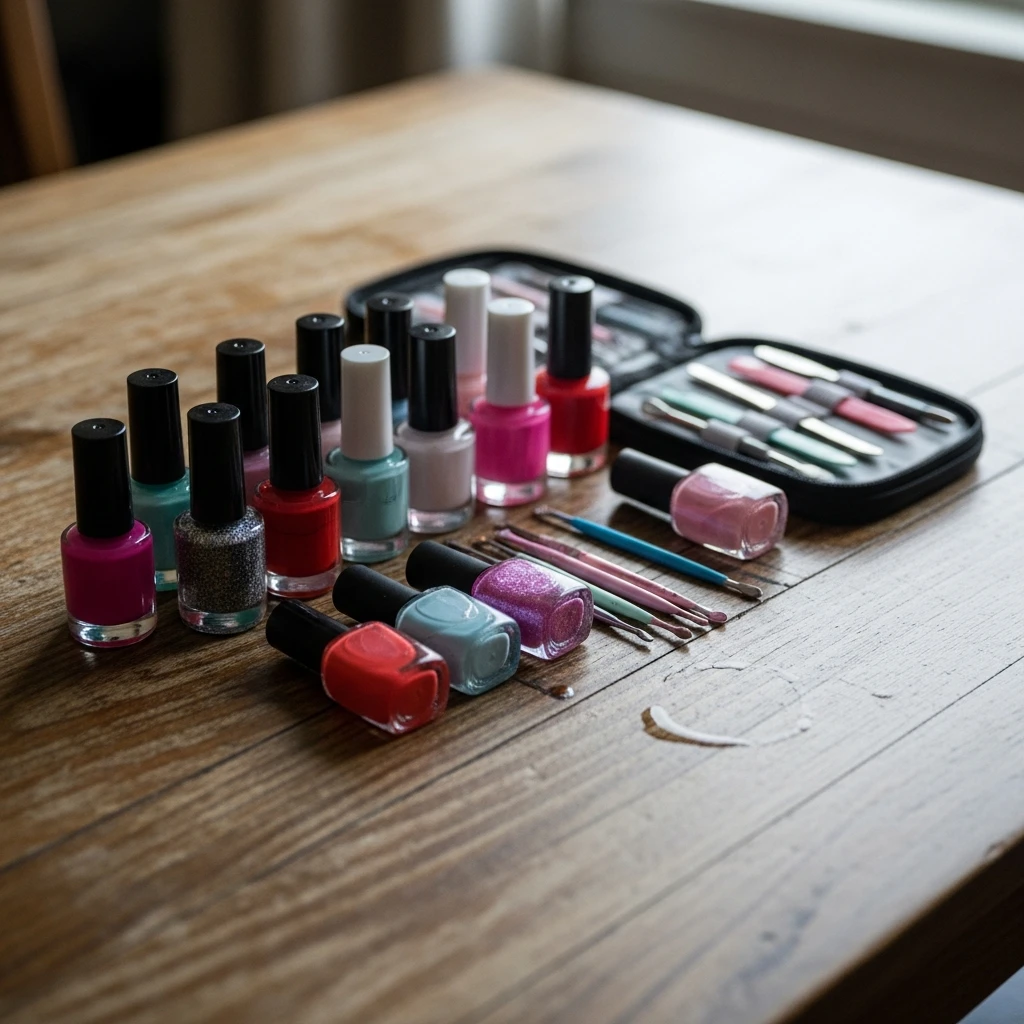 At-Home Manicure Kit - 50 Beautiful and Simple Valentine's Gift Ideas for Your Daughter