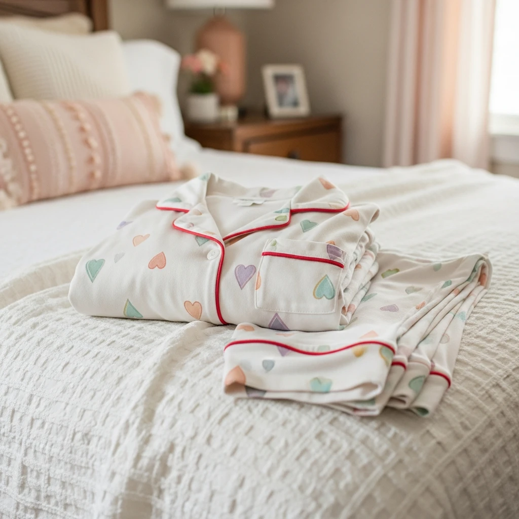 Cute Pajama Set - 50 Beautiful and Simple Valentine's Gift Ideas for Your Daughter