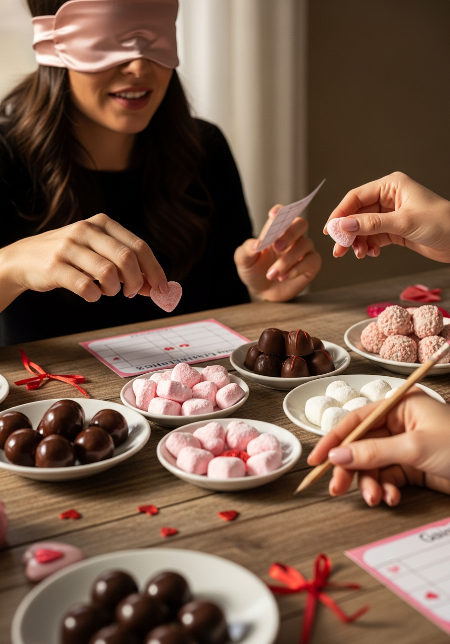 Valentine Treat Tasting - 50 Galentine’s Game Ideas