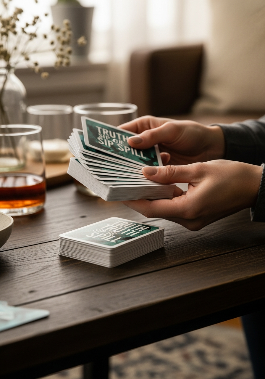 Truth Sip or Spill - 50 Galentine’s Game Ideas