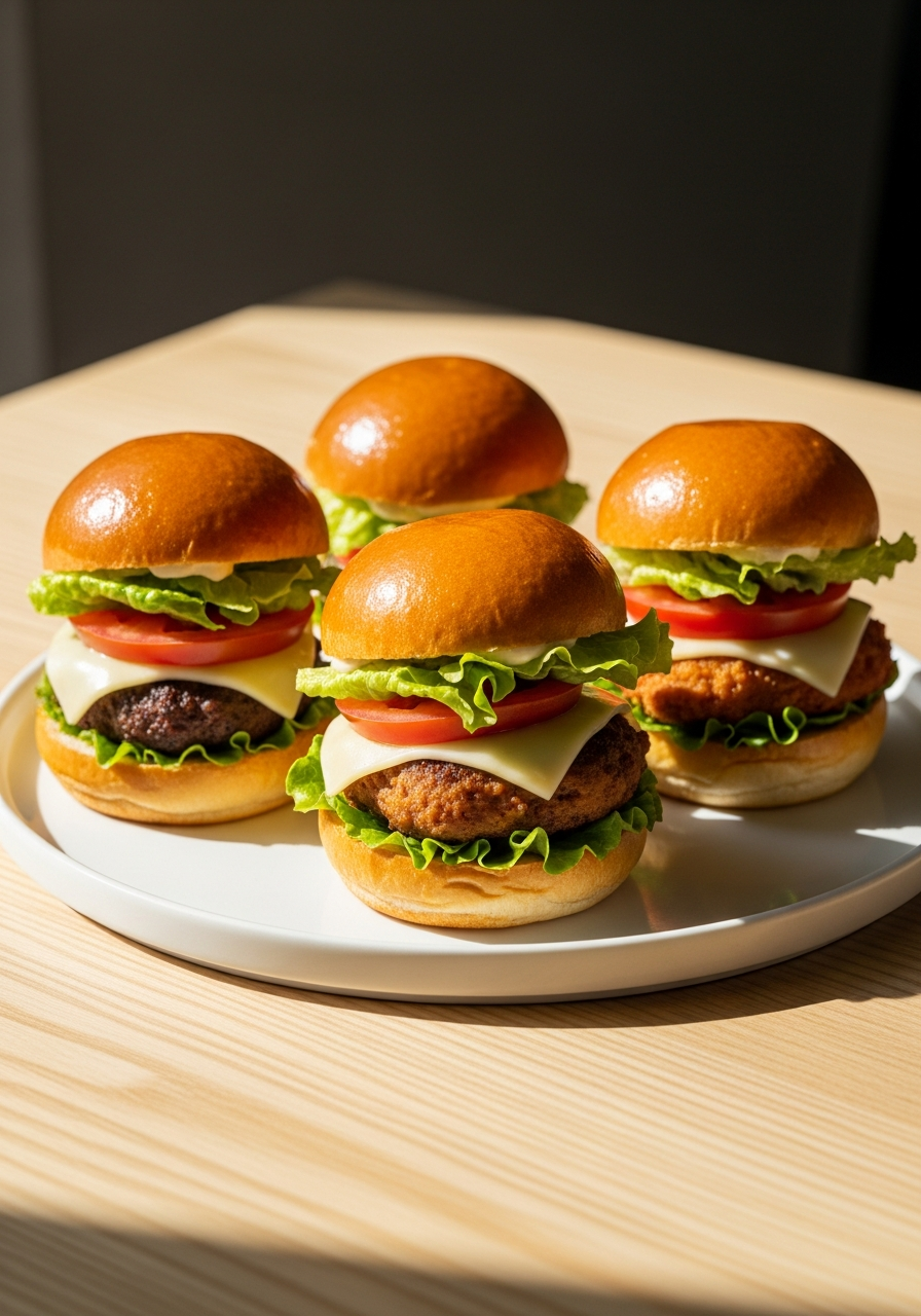 Party Mini Sliders - 50 Galentine’s Party Food Ideas