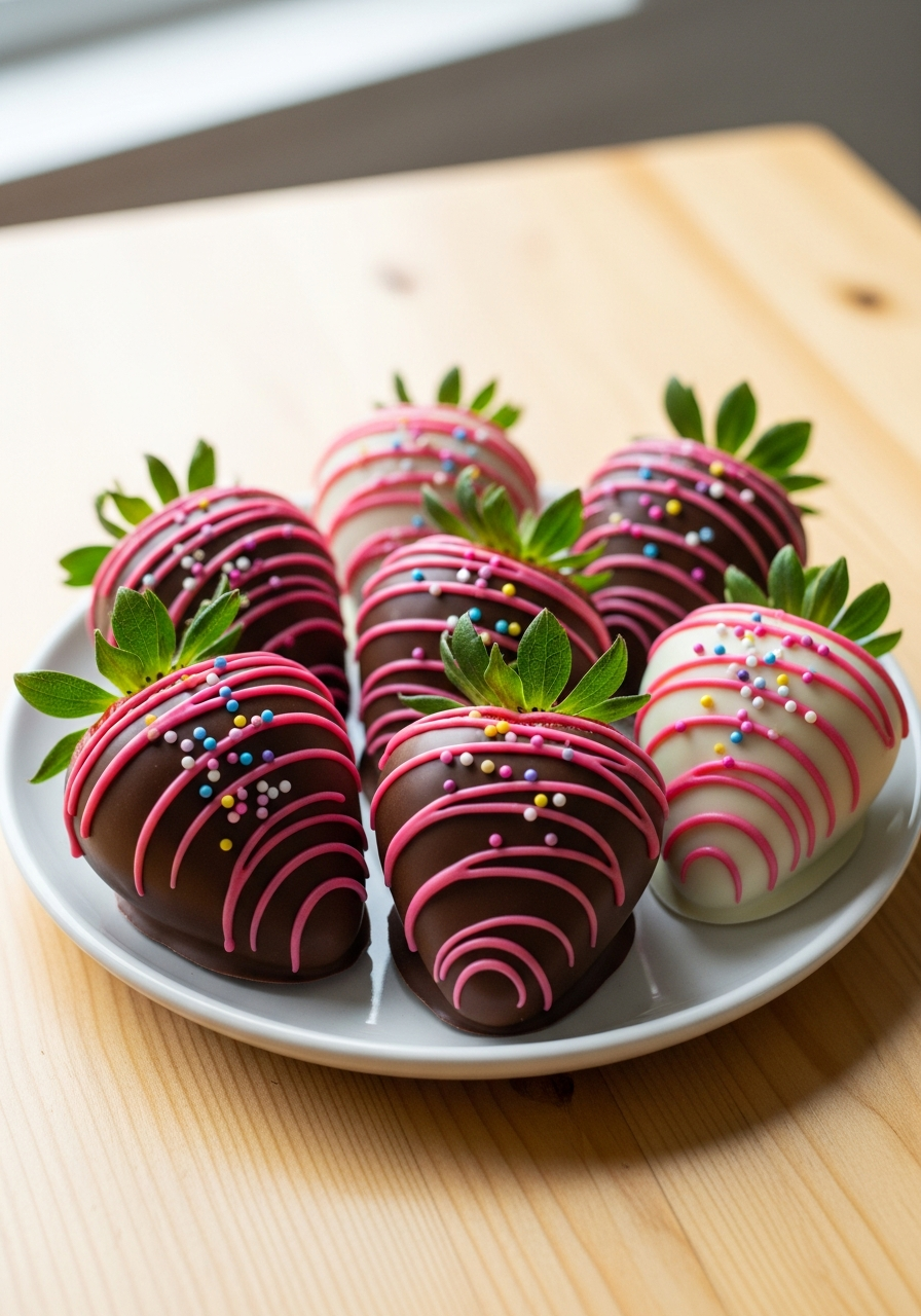 Chocolate Dipped Strawberries - 50 Galentine’s Party Food Ideas