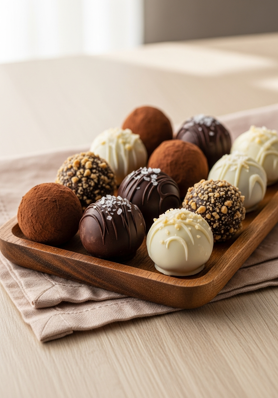 Chocolate Truffle Assortment - 50 Galentine’s Party Food Ideas