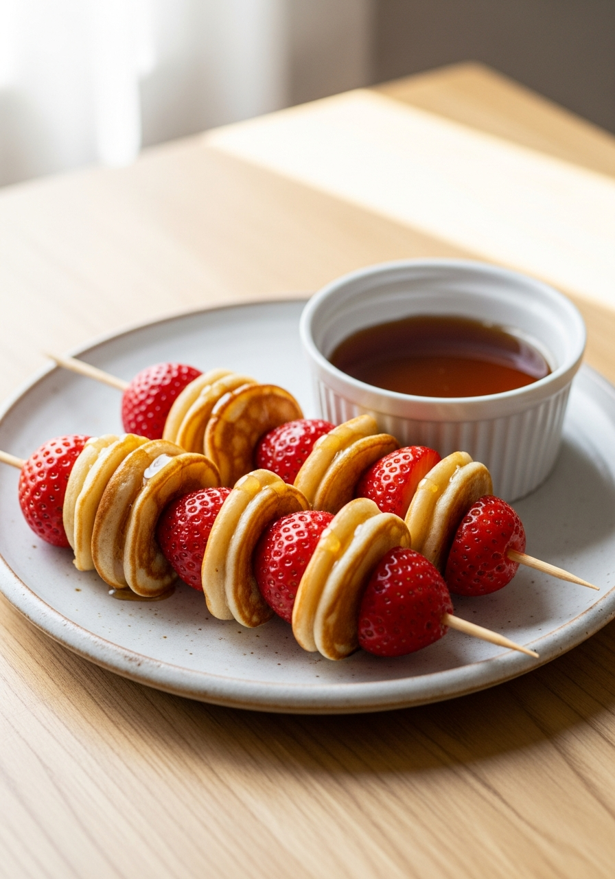 Pancake Skewers - 50 Galentine’s Party Food Ideas