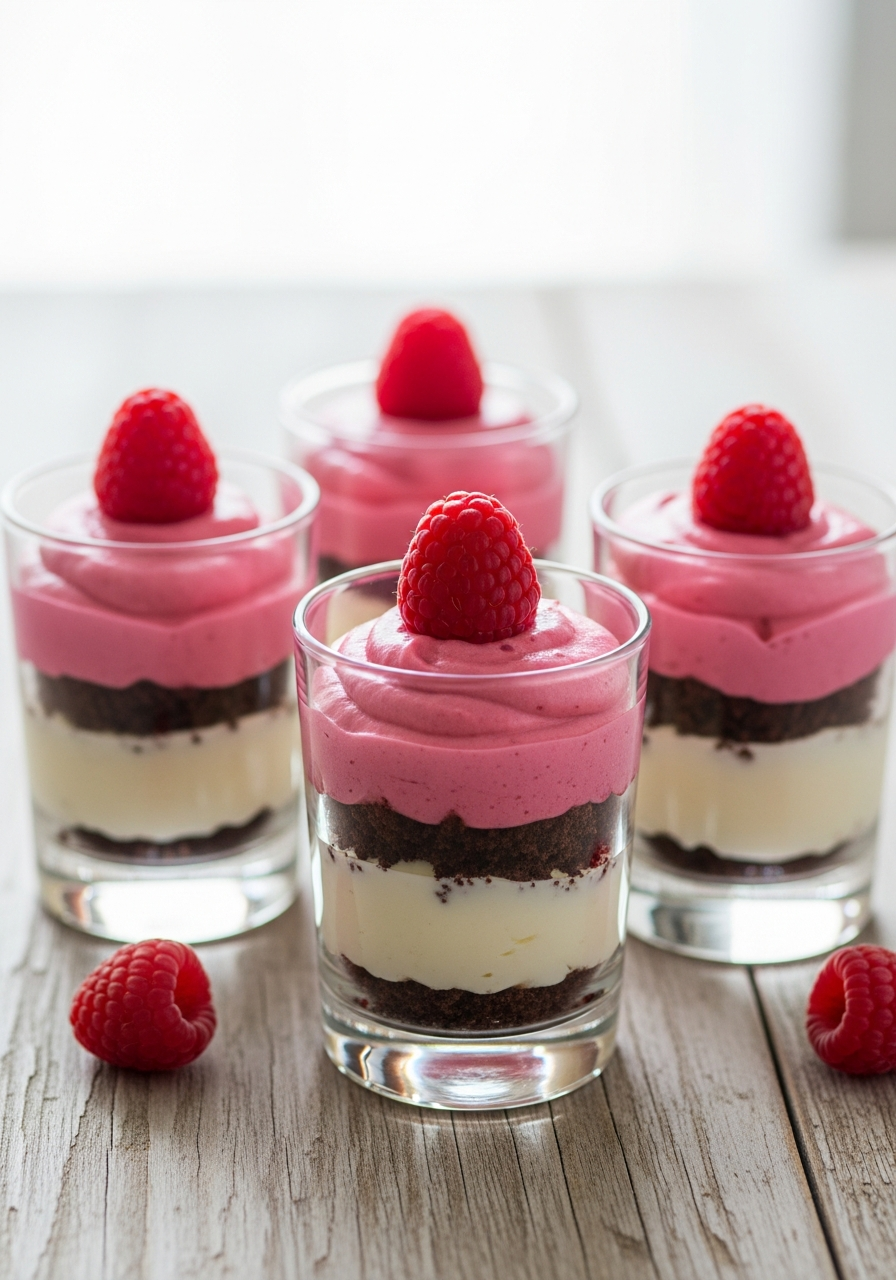 Layered Dessert Shooters - 50 Galentine’s Party Food Ideas