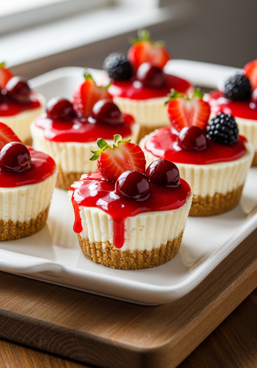 Mini Cheesecake Cups - 50 Galentine’s Party Food Ideas