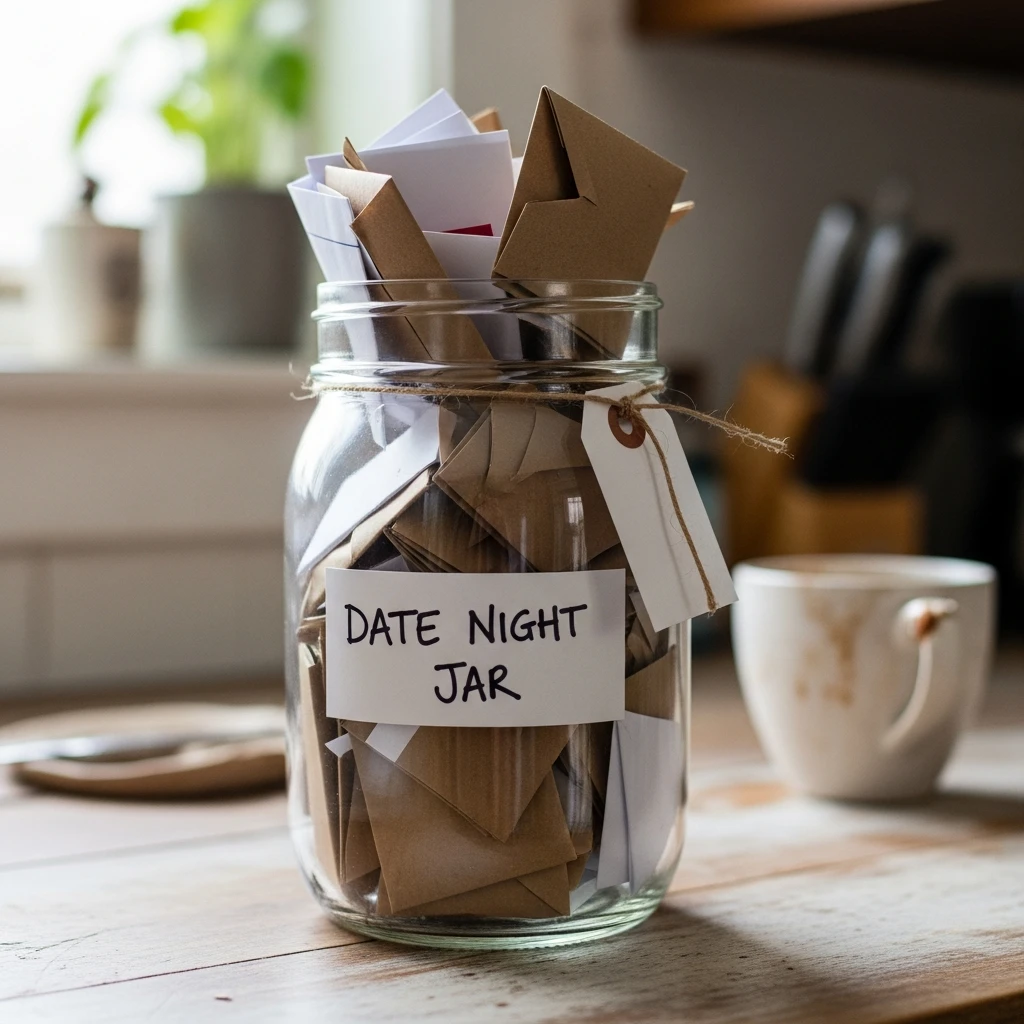Fun Date Night Jar - 50 Simple, Budget-Friendly Homemade Gifts He'll Love