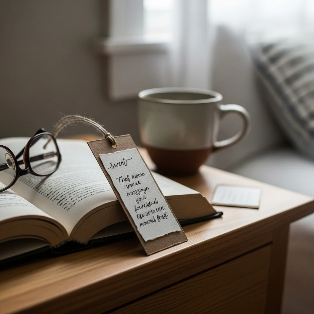 Simple Customized Bookmark - 50 Simple, Budget-Friendly Homemade Gifts He'll Love