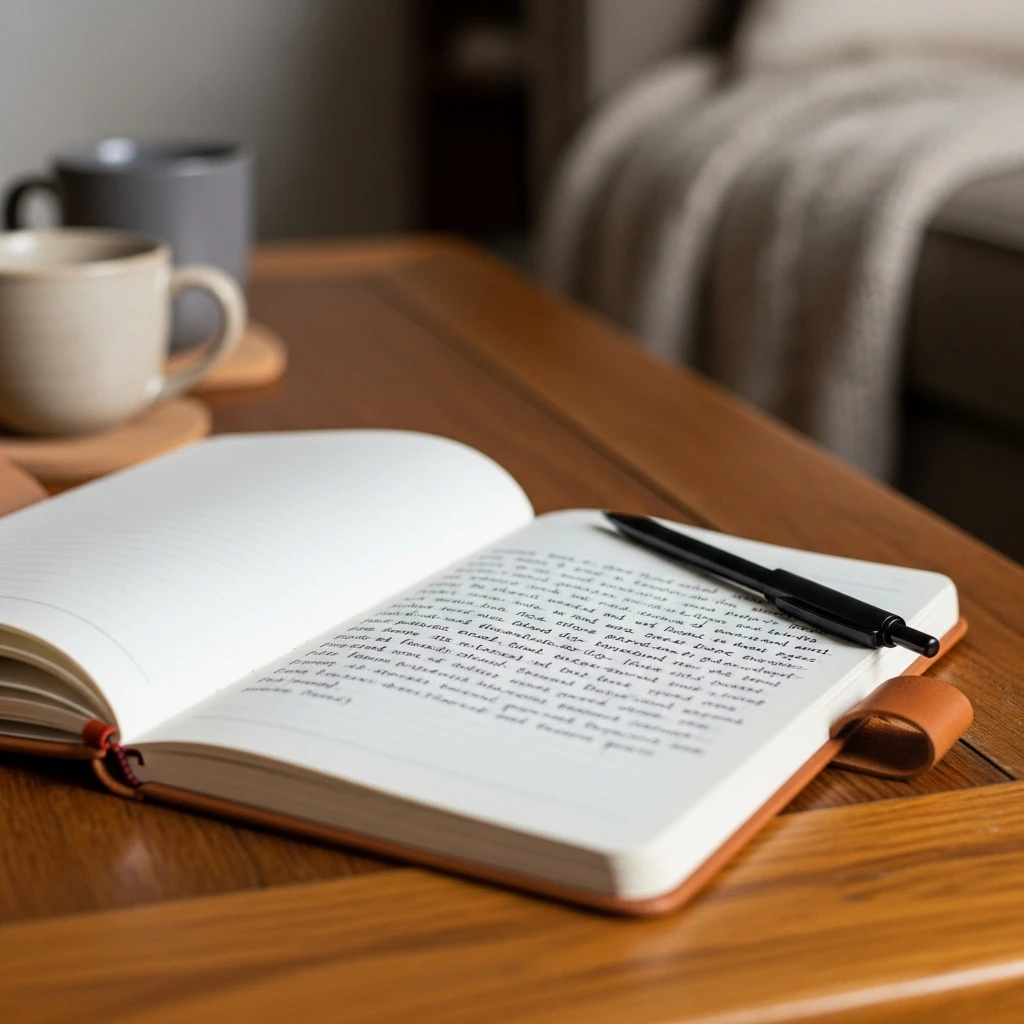 Journal with First Letter - 50 Simple, Budget-Friendly Homemade Gifts He'll Love