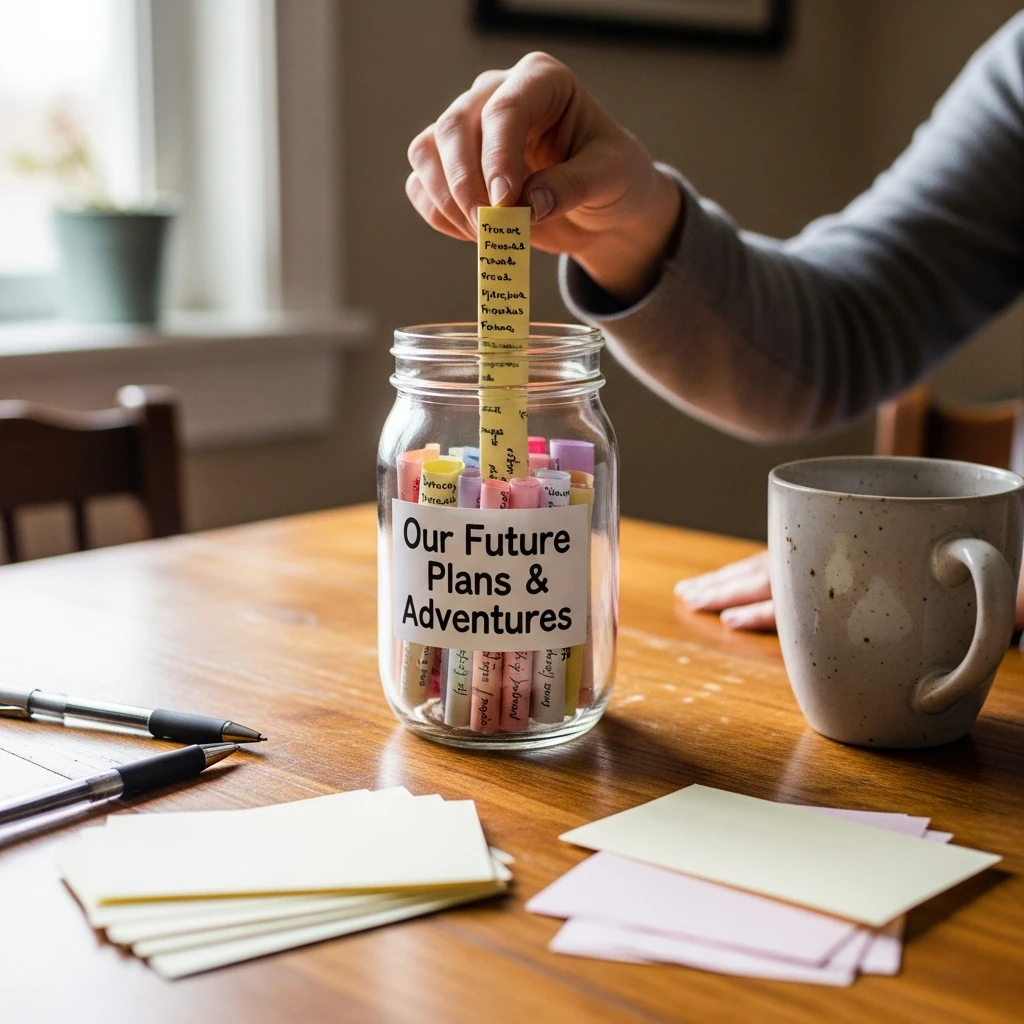 Future Plans Jar - 50 Simple, Budget-Friendly Homemade Gifts He'll Love