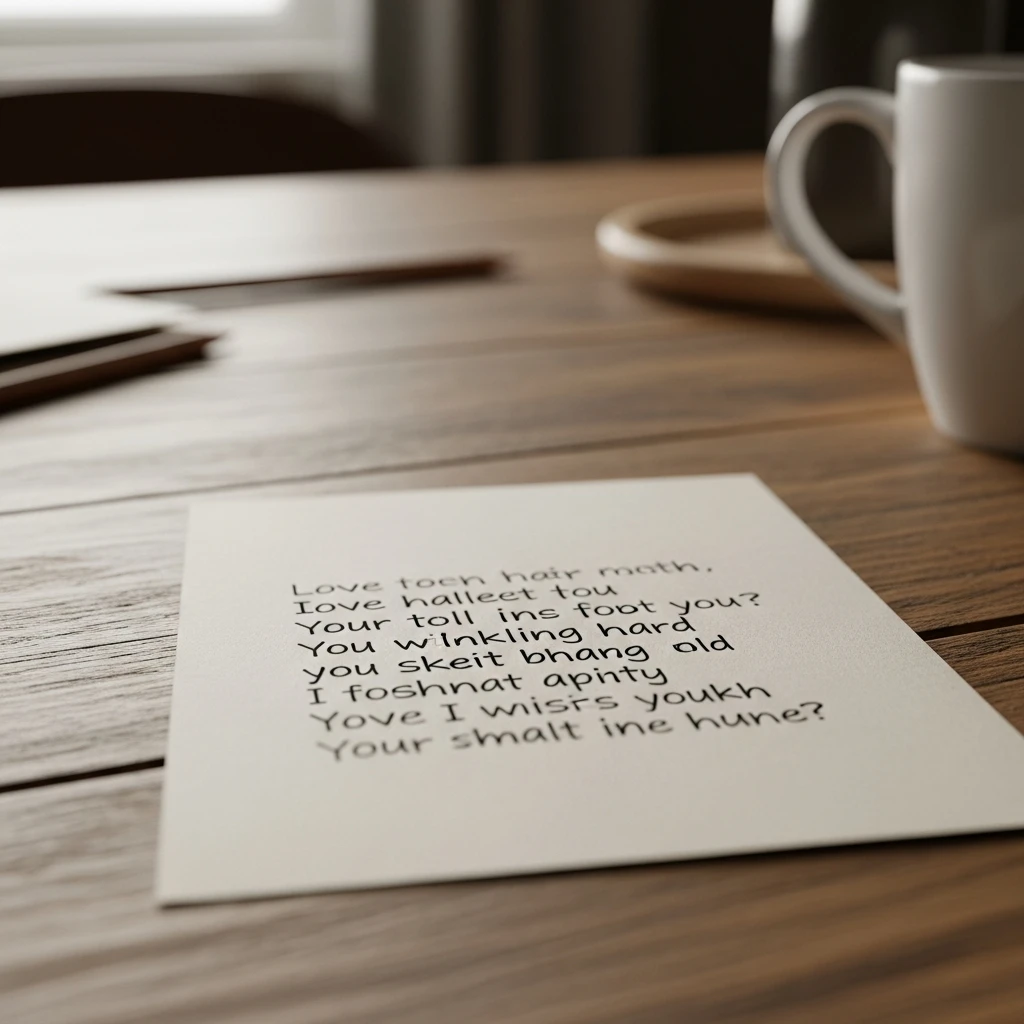 Simple Love Poem - 50 Simple, Budget-Friendly Homemade Gifts He'll Love