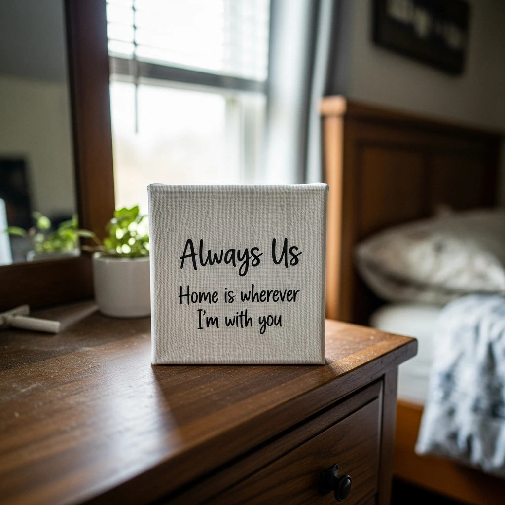 Simple Quote Canvas - 50 Simple, Budget-Friendly Homemade Gifts He'll Love