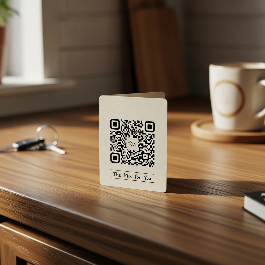QR Code Music Card - 50 Simple, Budget-Friendly Homemade Gifts He'll Love
