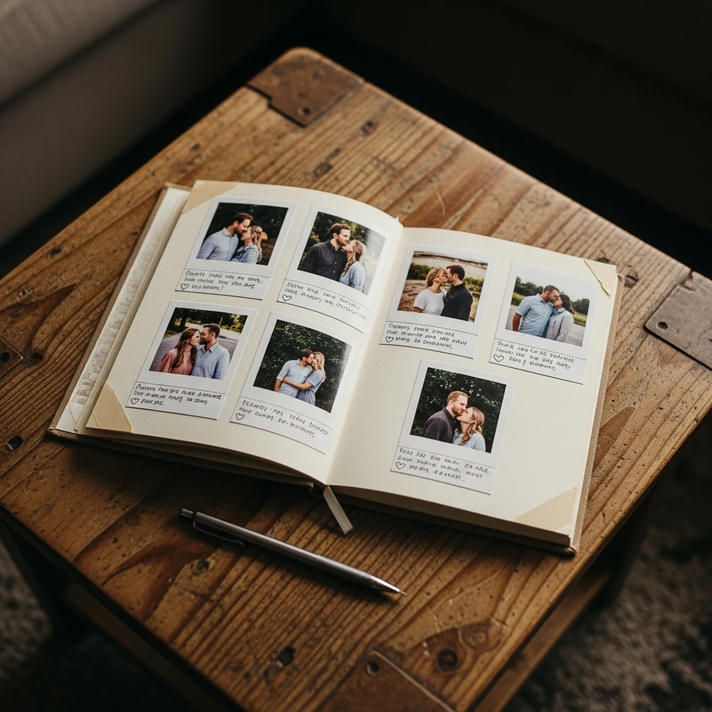 Simple Photo Scrapbook - 50 Simple, Budget-Friendly Homemade Gifts He'll Love