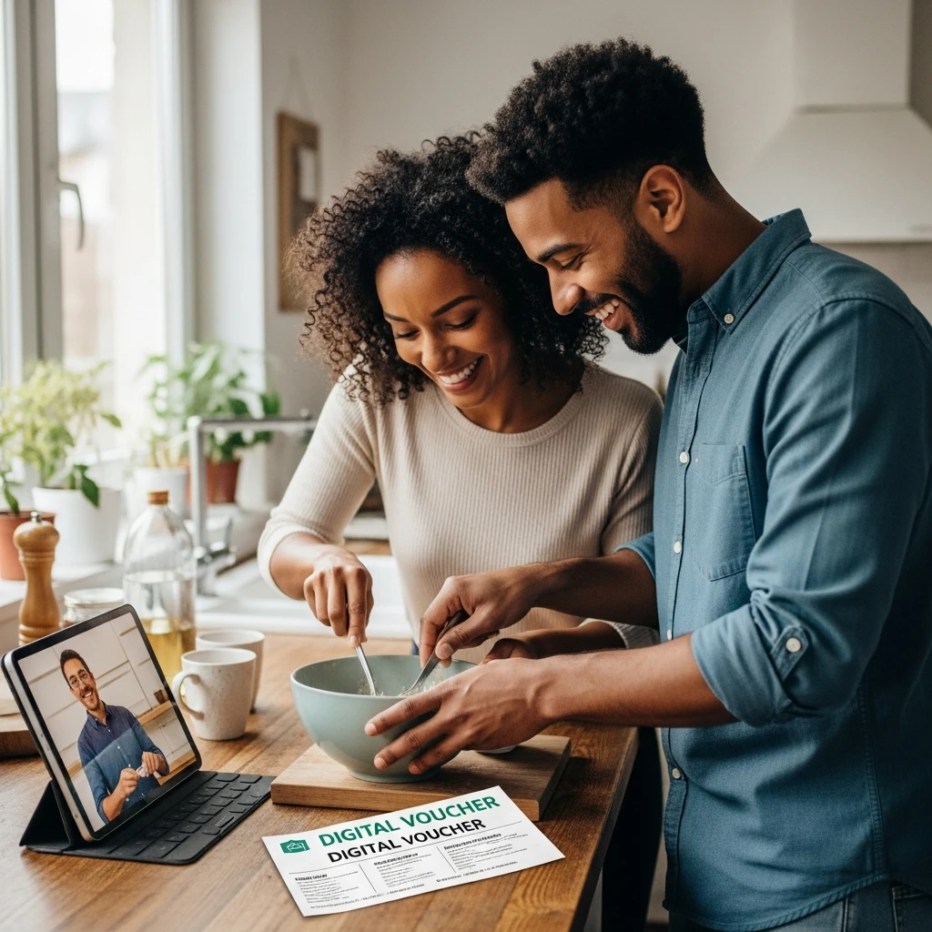 Cooking Class for Two - 50 Simple and Budget-Friendly Last-Minute Valentine's Day Gifts for Him