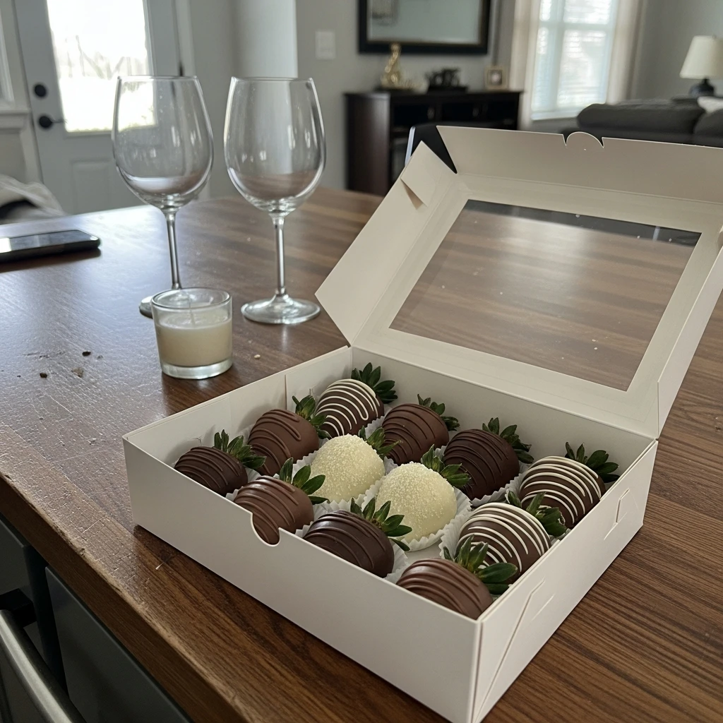 Chocolate-Covered Strawberries - 50 Simple and Budget-Friendly Last-Minute Valentine's Day Gifts for Him