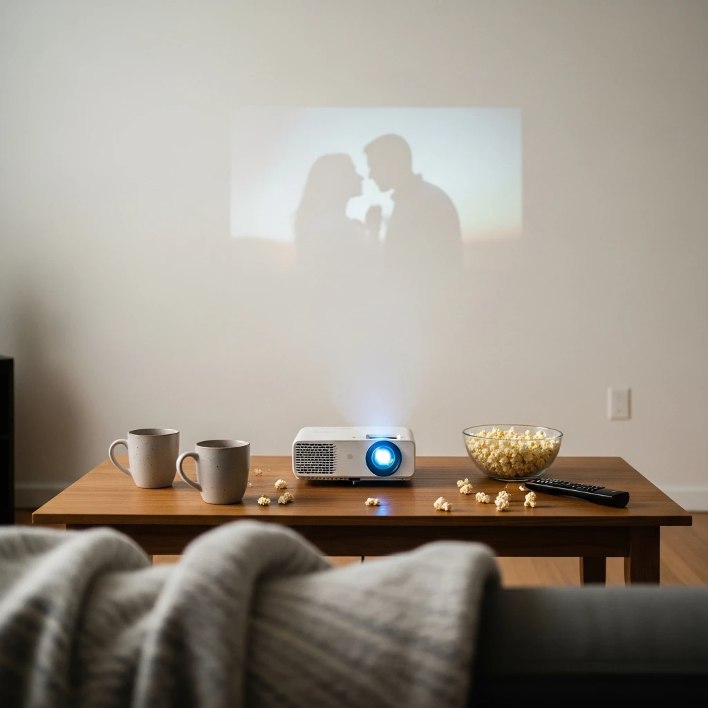 Mini Projector for Movies - 50 Simple and Budget-Friendly Last-Minute Valentine's Day Gifts for Him
