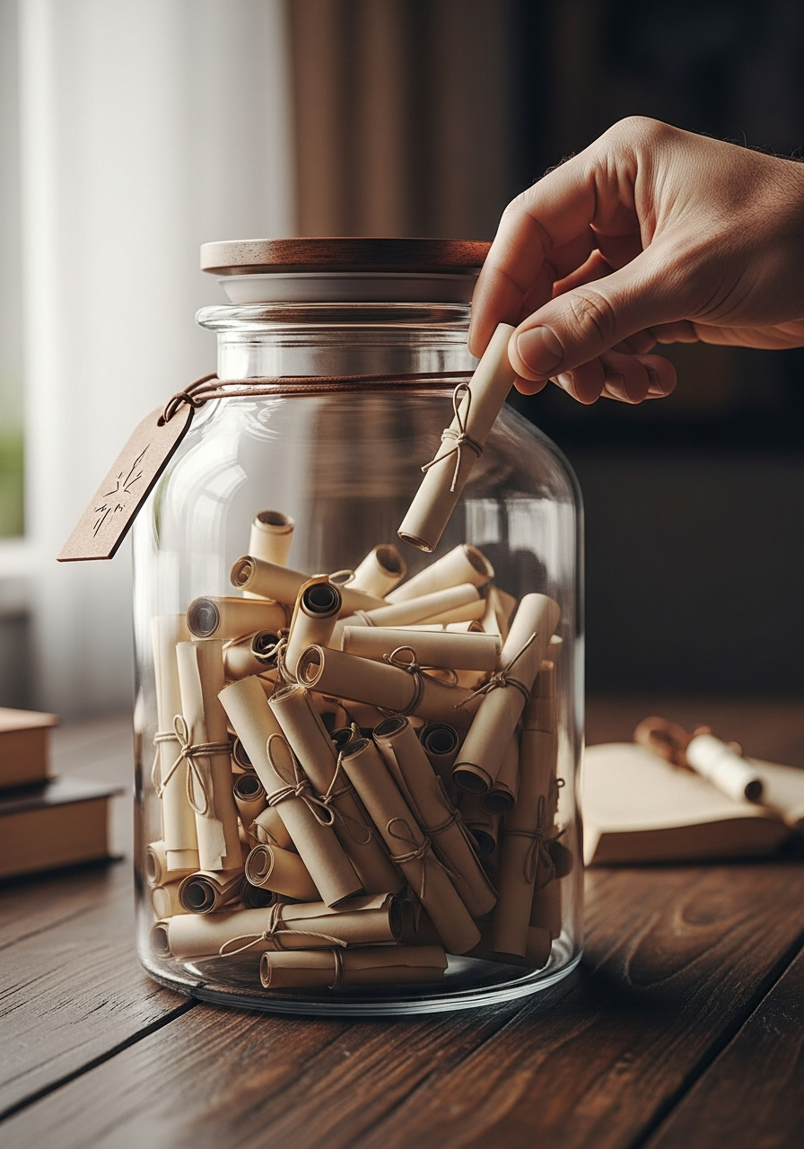 Memory Jar of Shared Moments - 50 Long Distance Gifts for Him