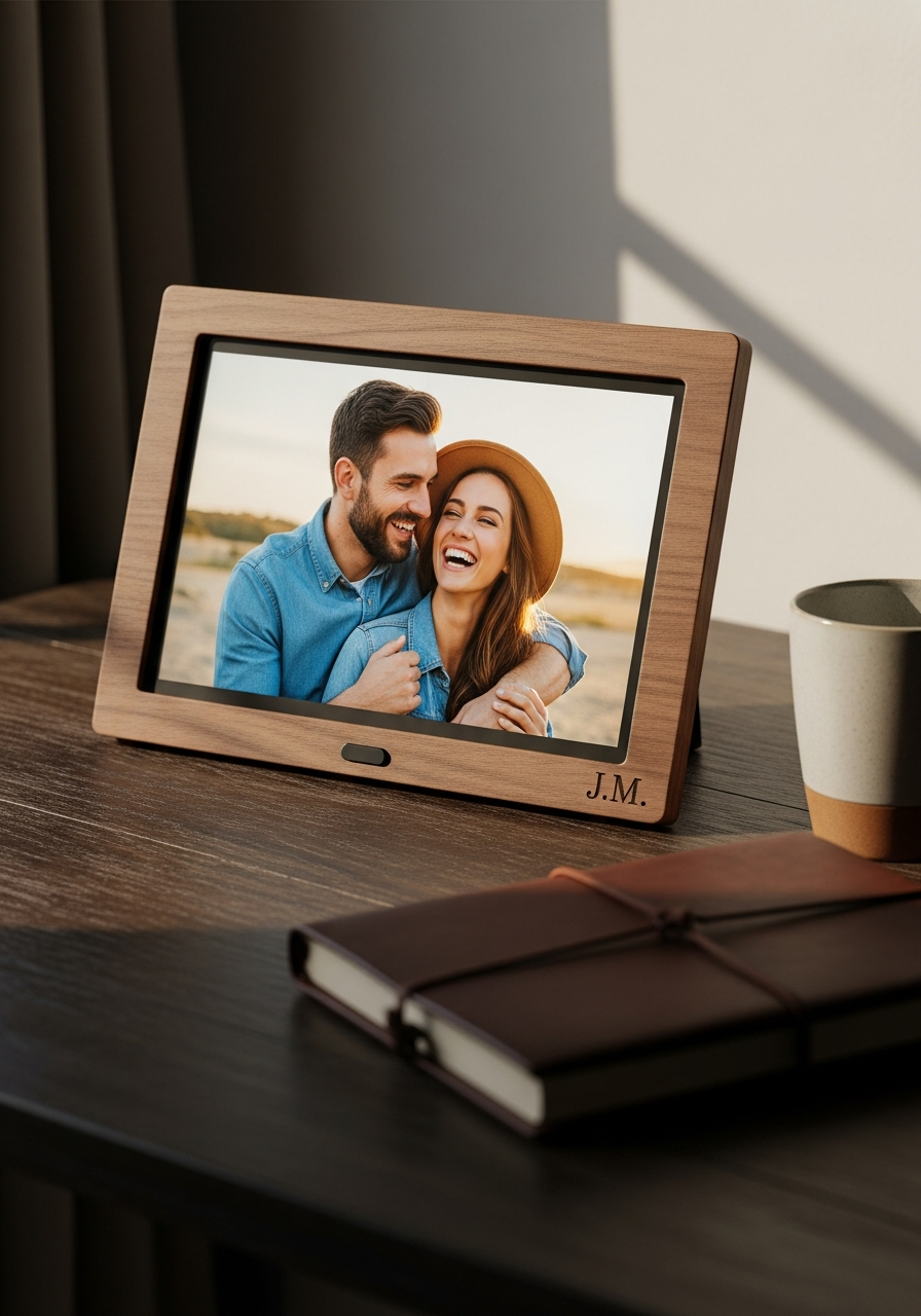 Smart Digital Photo Frame - 50 Long Distance Gifts for Him