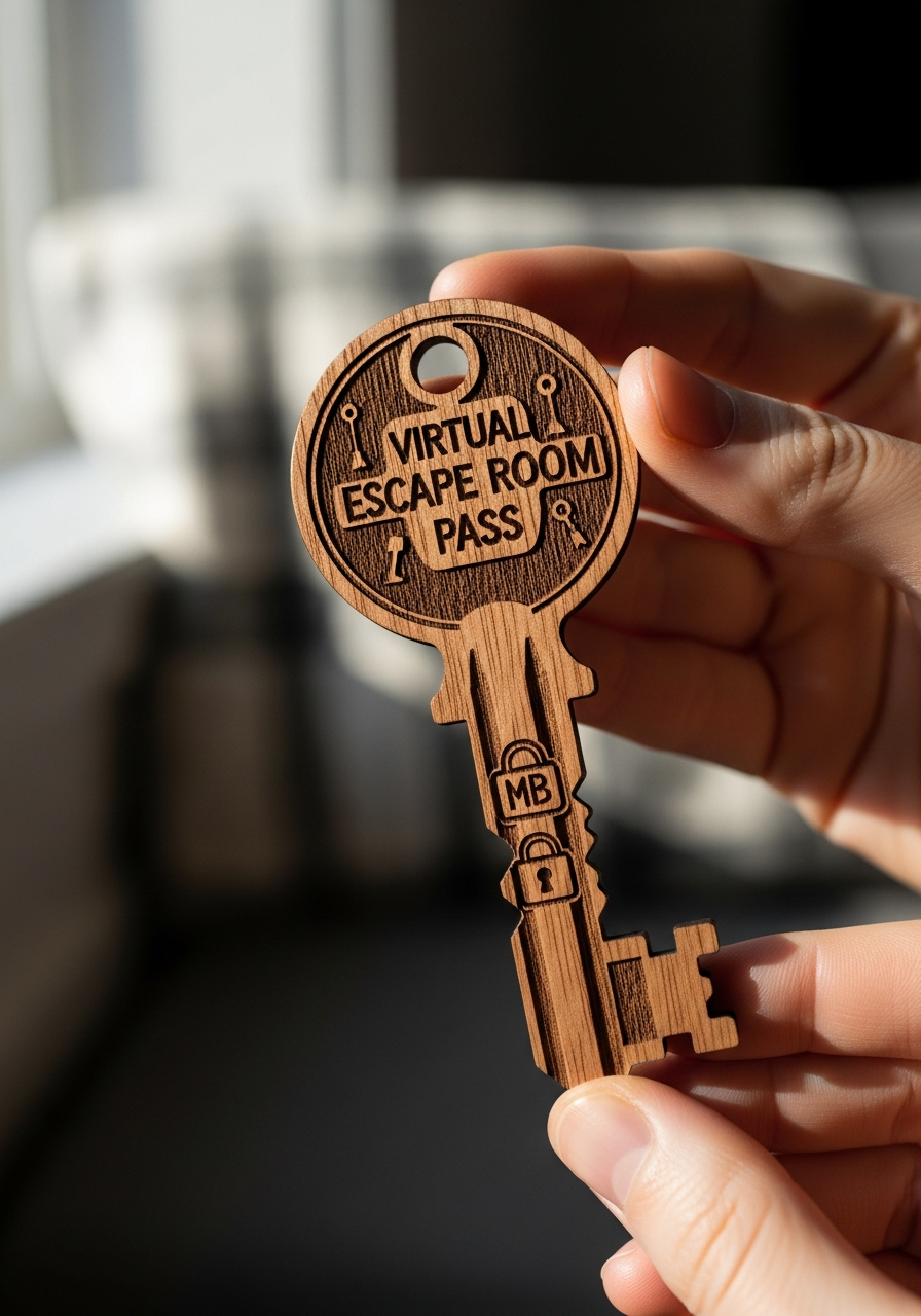 Virtual Escape Room Pass - 50 Long Distance Gifts for Him