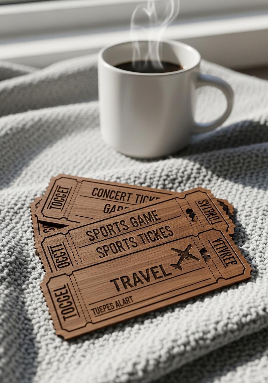 Future Visit Tickets - 50 Long Distance Gifts for Him