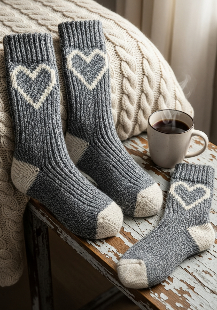 Matching Socks Set - 50 Long Distance Gifts for Him