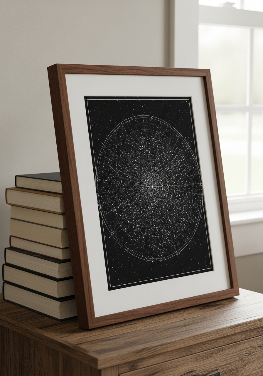 Custom Star Map Print - 50 Long Distance Gifts for Him