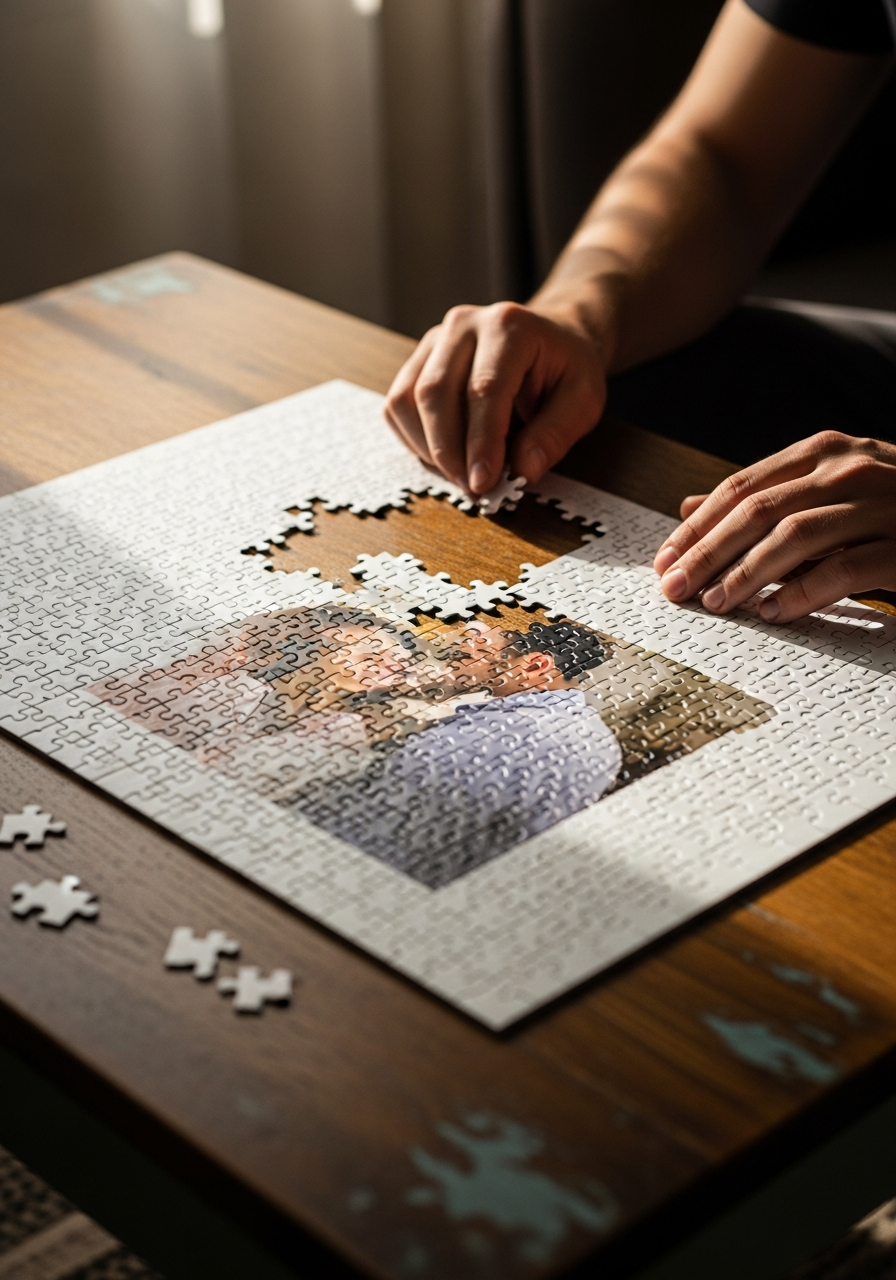 Custom Photo Puzzle - 50 Long Distance Gifts for Him