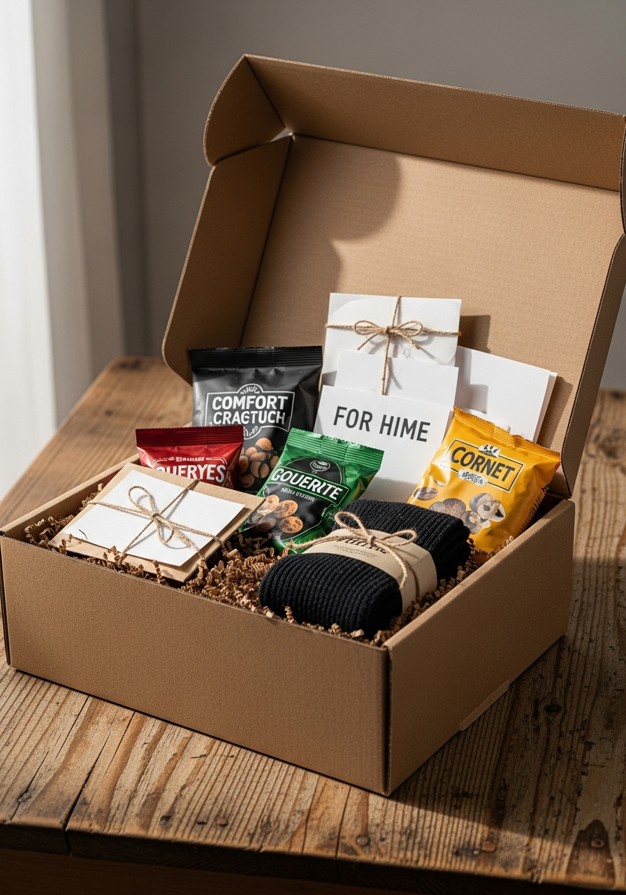 Open When Care Package - 50 Long Distance Gifts for Him