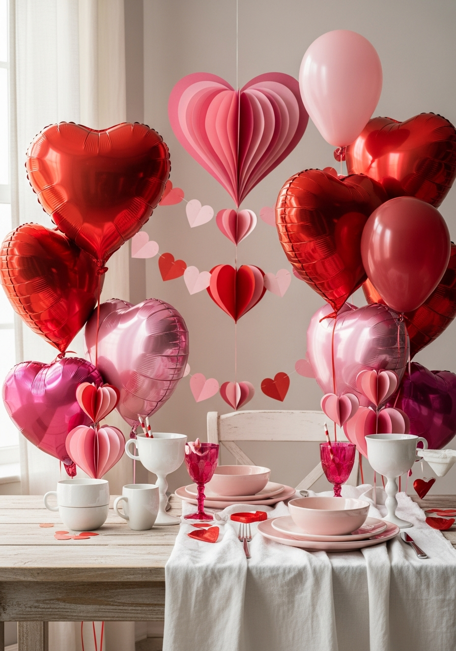 Classic Red Pink Party - 50 Valentines Day Party Ideas