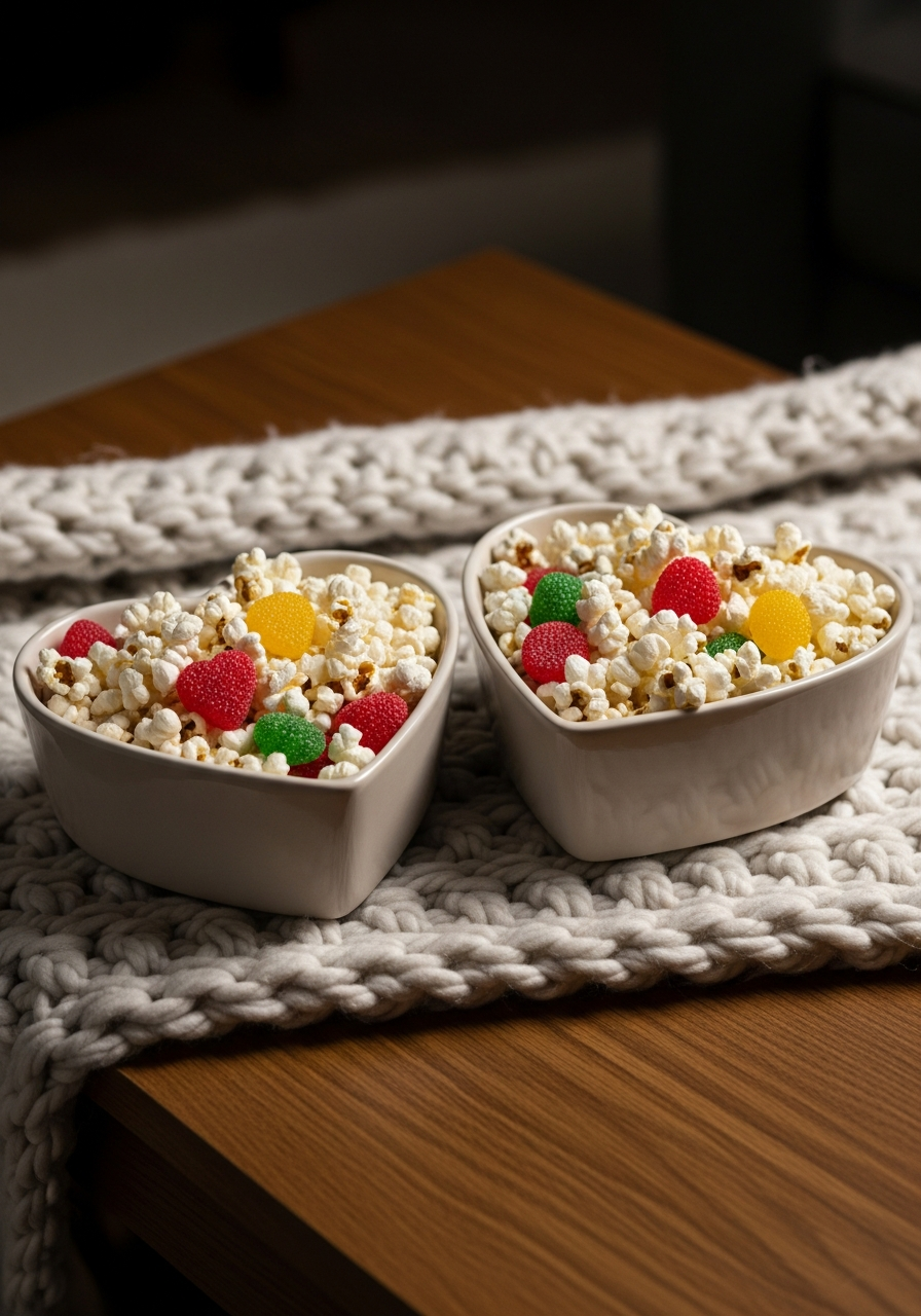 Cozy Viewing Setup - 50 Valentine’s Day Party Ideas