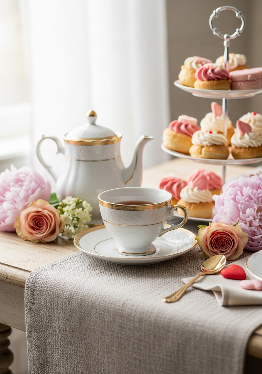 Valentine Tea Party - 50 Valentines Day Party Ideas