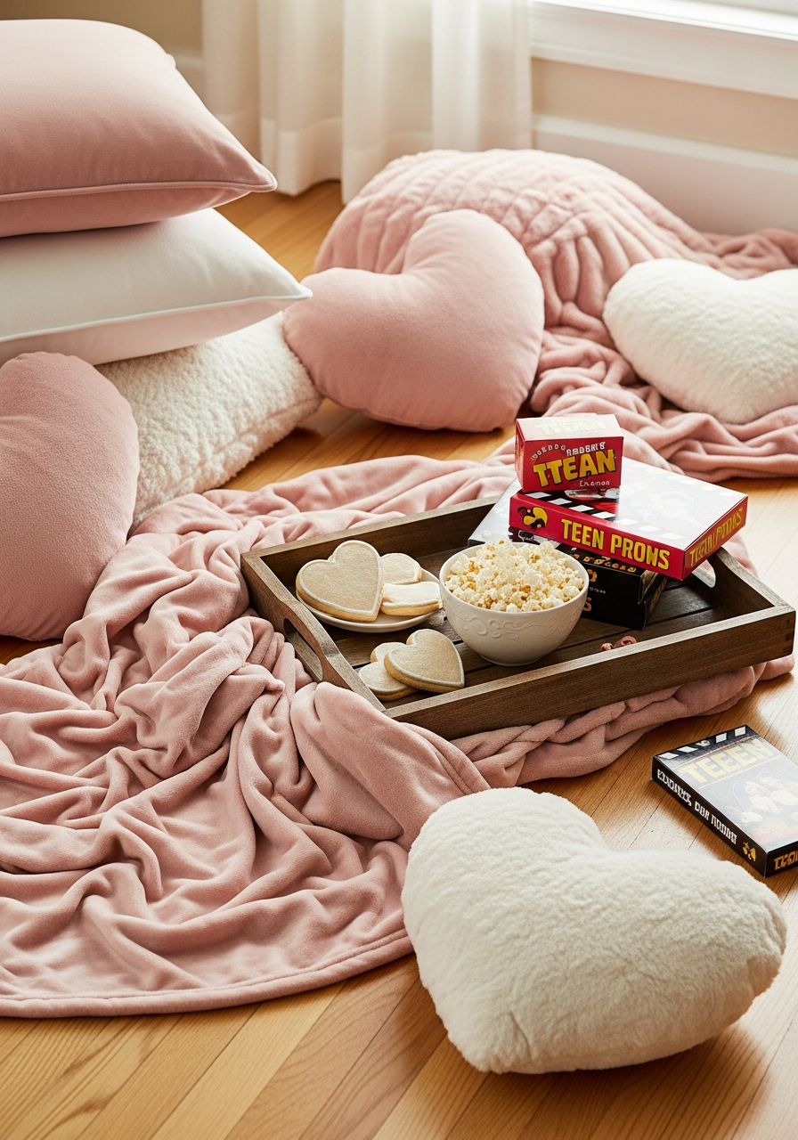 Sweetheart Sleepover Party - 50 Valentines Day Party Ideas