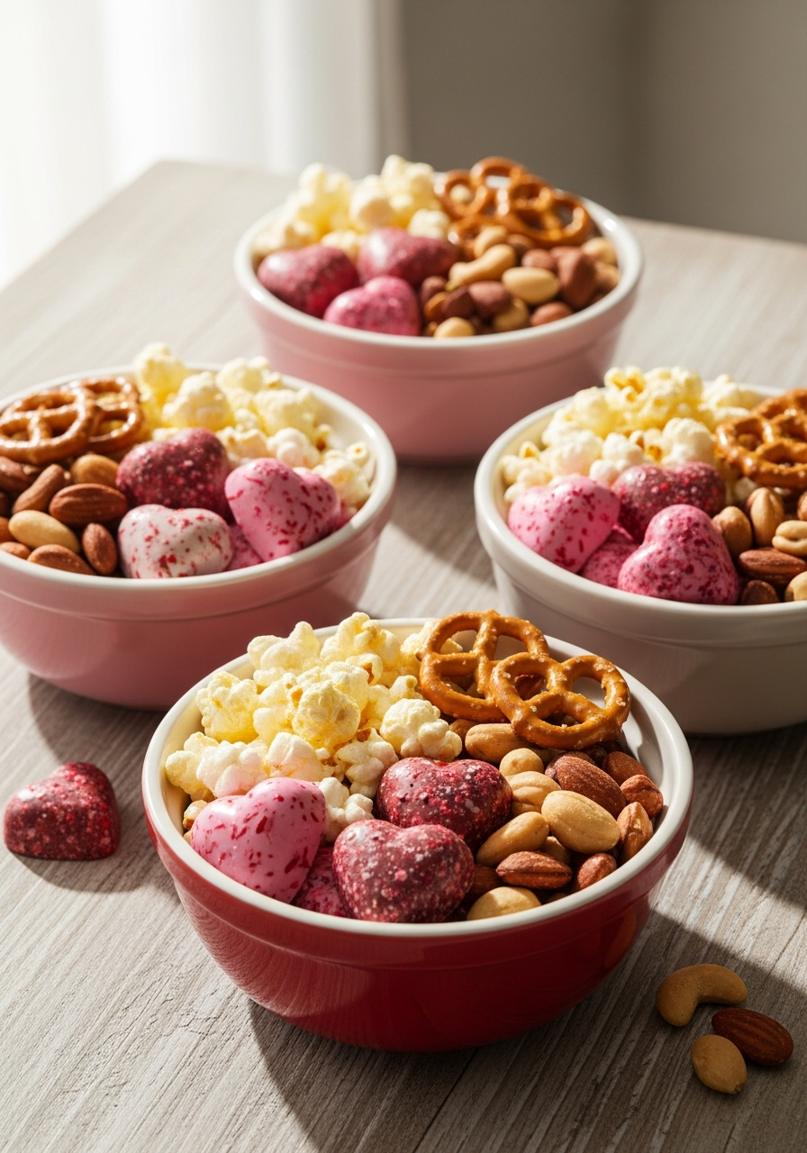 Mix-and-Match Bowls - 50 Valentine’s Day Party Ideas