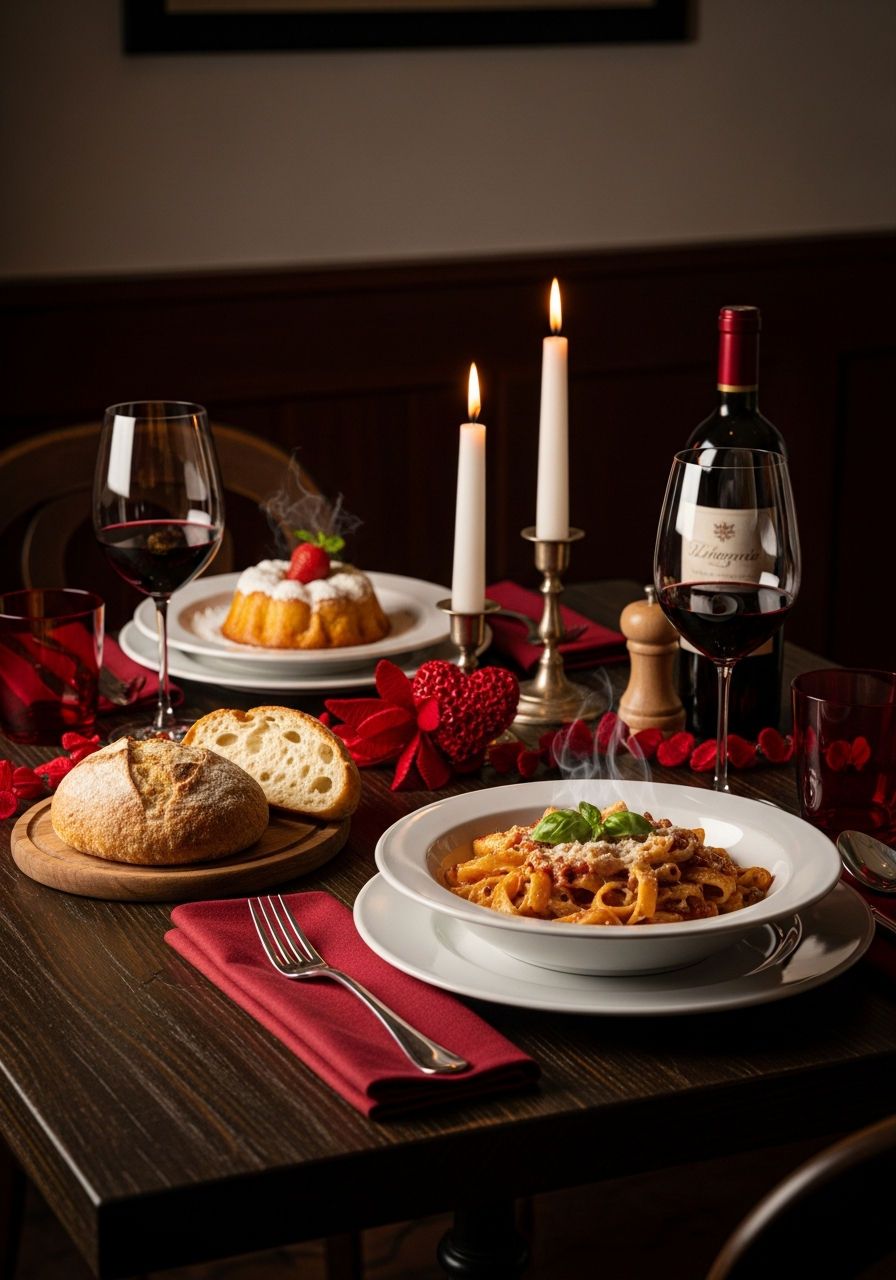 Warm Italian Decor - 50 Valentine’s Day Party Ideas