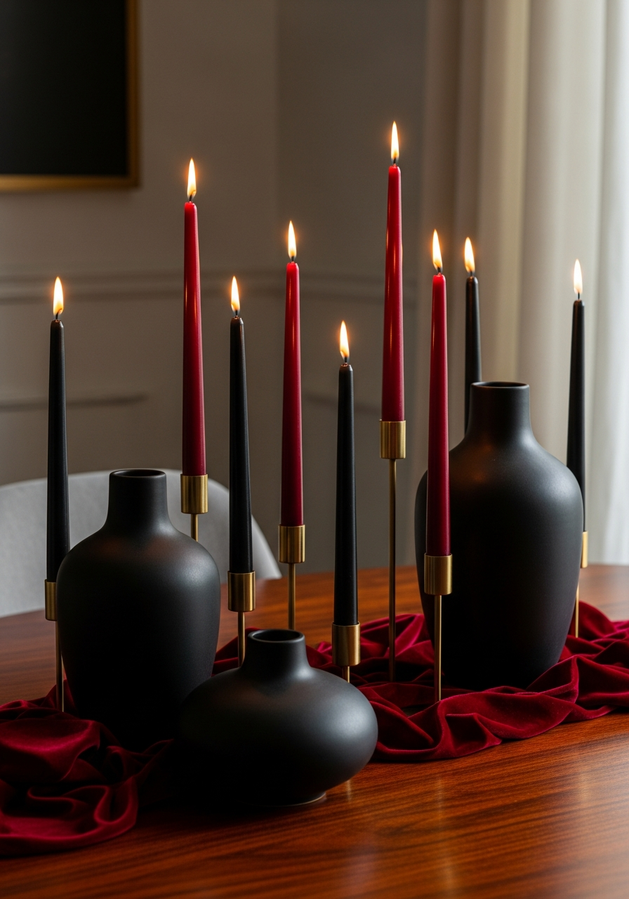 Dramatic Color Scheme - 50 Valentine’s Day Party Ideas