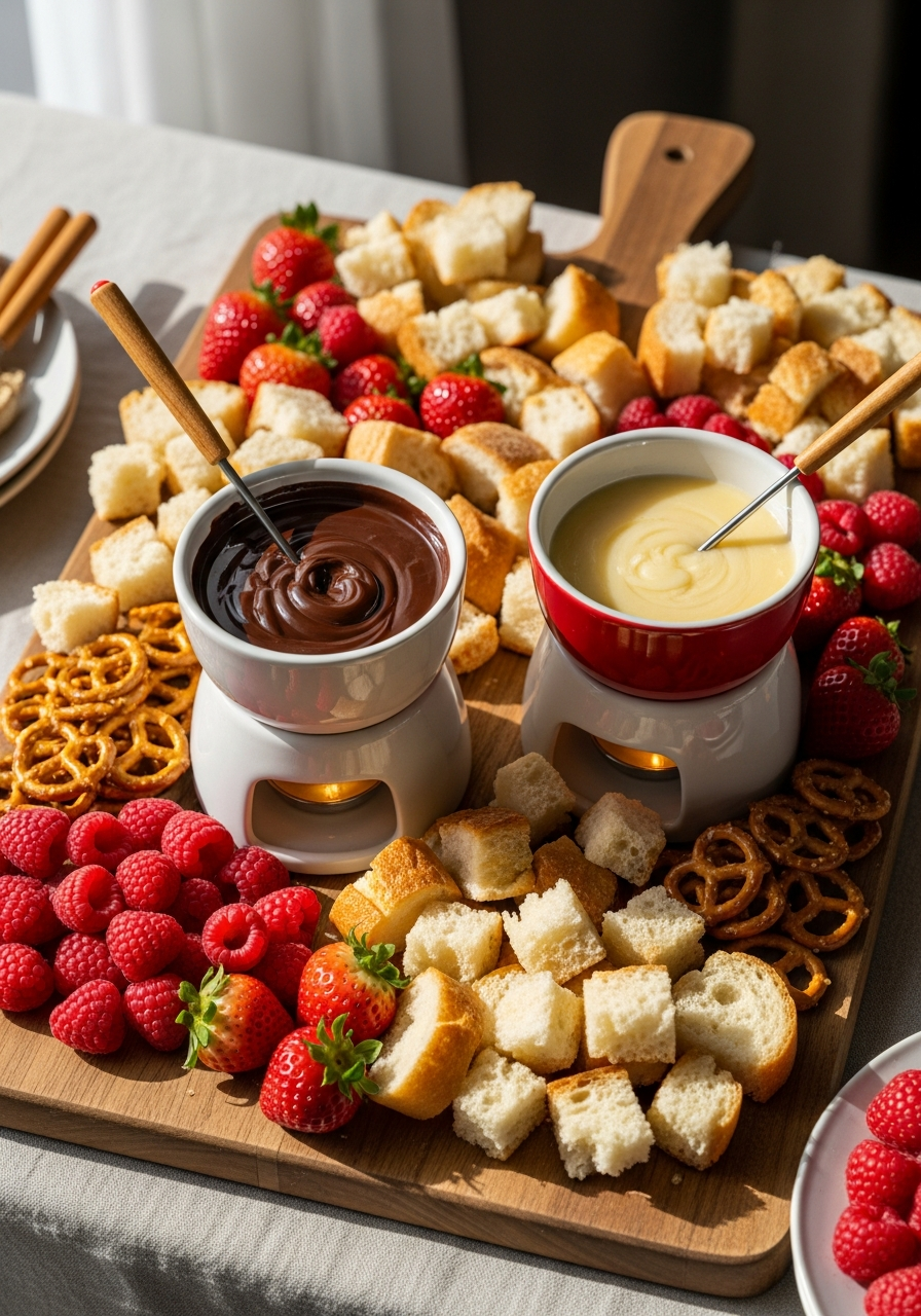 Valentine Fondue Party - 50 Valentines Day Party Ideas