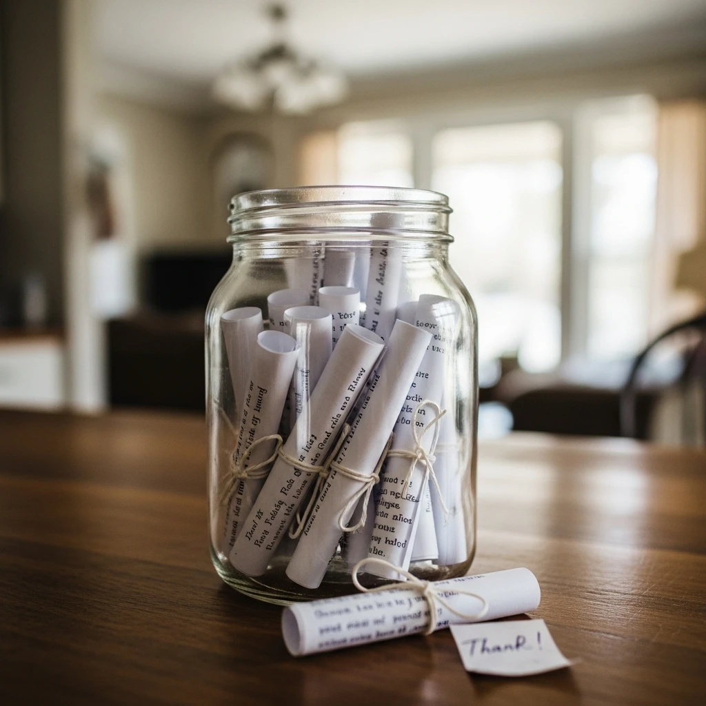 Memory Jar Gift - 50 Beautiful & Budget-Friendly Valentine's Day Gifts for Parents