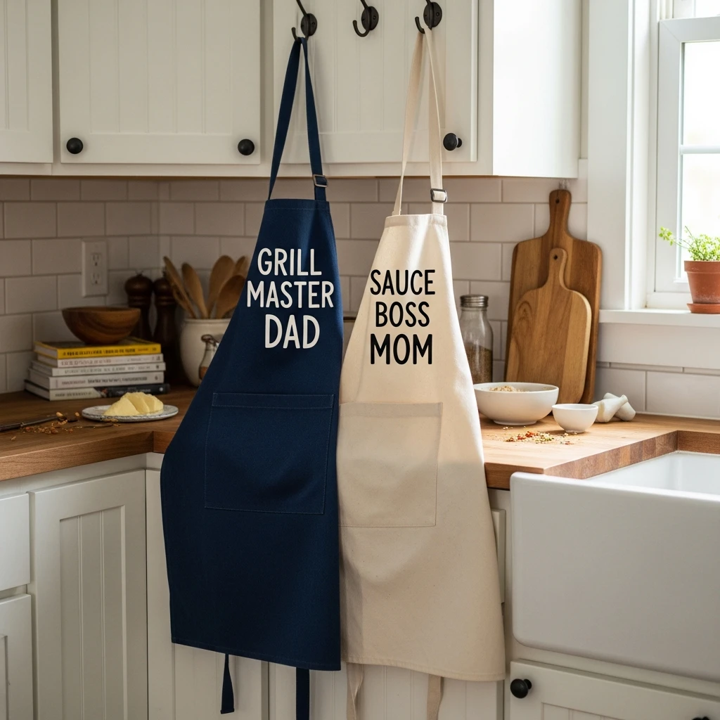 Personalized Apron Set - 50 Beautiful & Budget-Friendly Valentine's Day Gifts for Parents