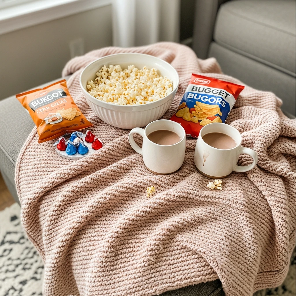 Family Movie Night Kit - 50 Beautiful & Budget-Friendly Valentine's Day Gifts for Parents