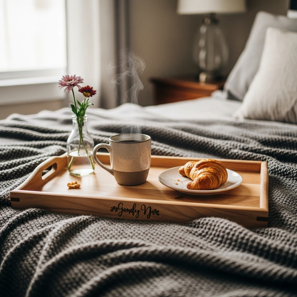 Personalized Serving Tray - 50 Beautiful & Budget-Friendly Valentine's Day Gifts for Parents