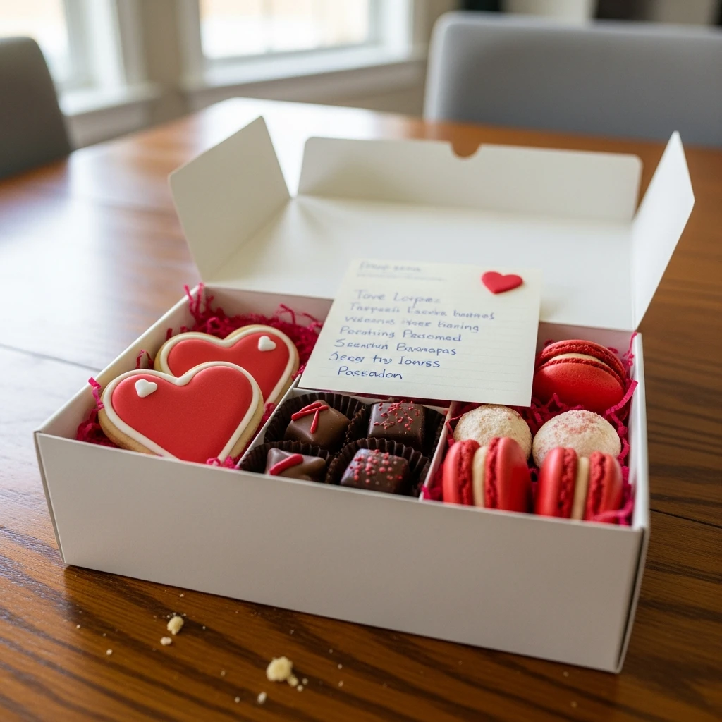 Valentine’s Dessert Box - 50 Beautiful & Budget-Friendly Valentine's Day Gifts for Parents
