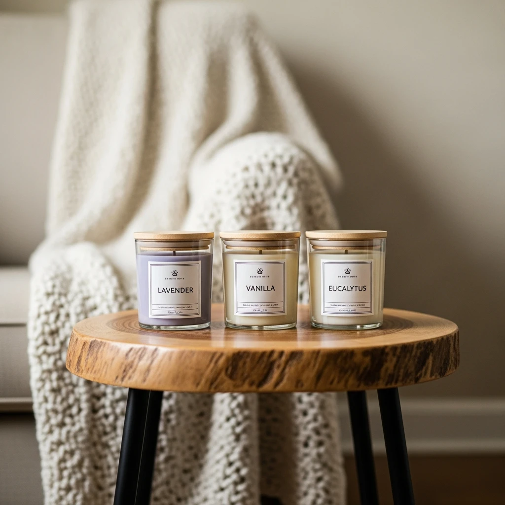 Calming Candle Set - 50 Beautiful & Cozy Valentine Gifts for Grandparents