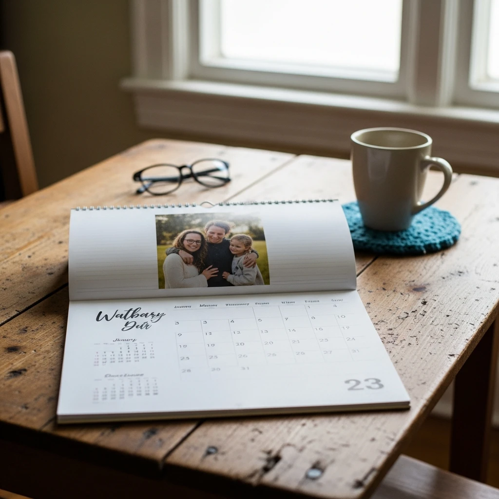 Photo Calendar Every Month - 50 Beautiful & Cozy Valentine Gifts for Grandparents