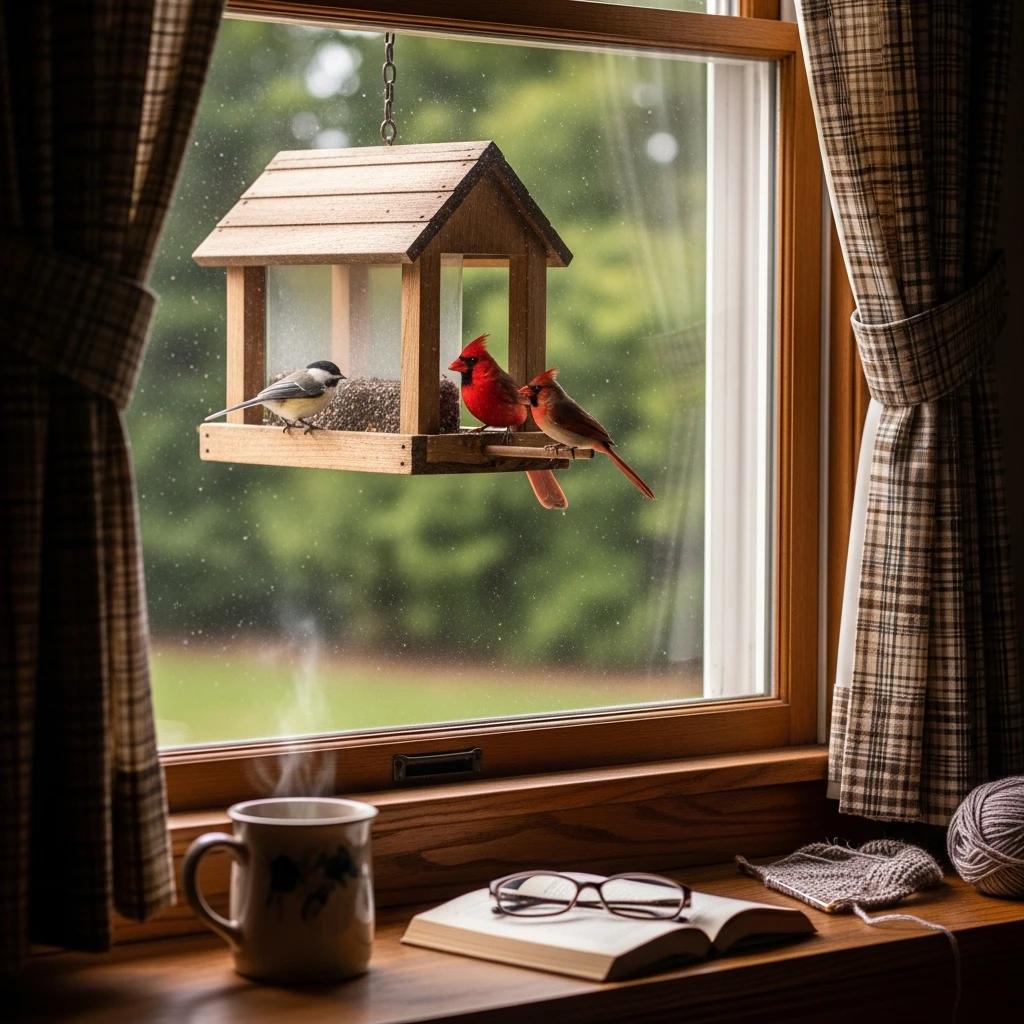 Bird Feeder and Seed - 50 Beautiful & Cozy Valentine Gifts for Grandparents