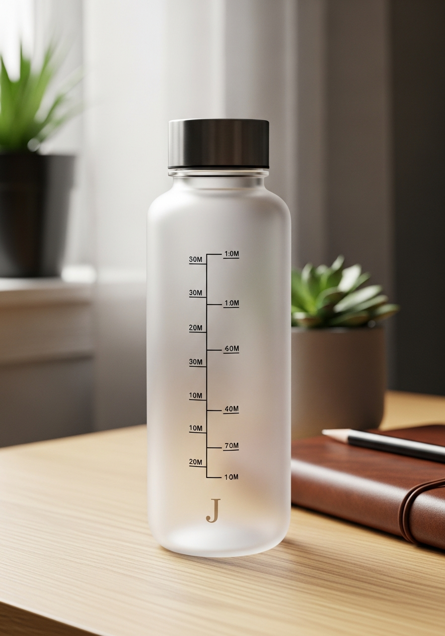 Time-Marked Water Bottle - 50 coworker valentine gifts