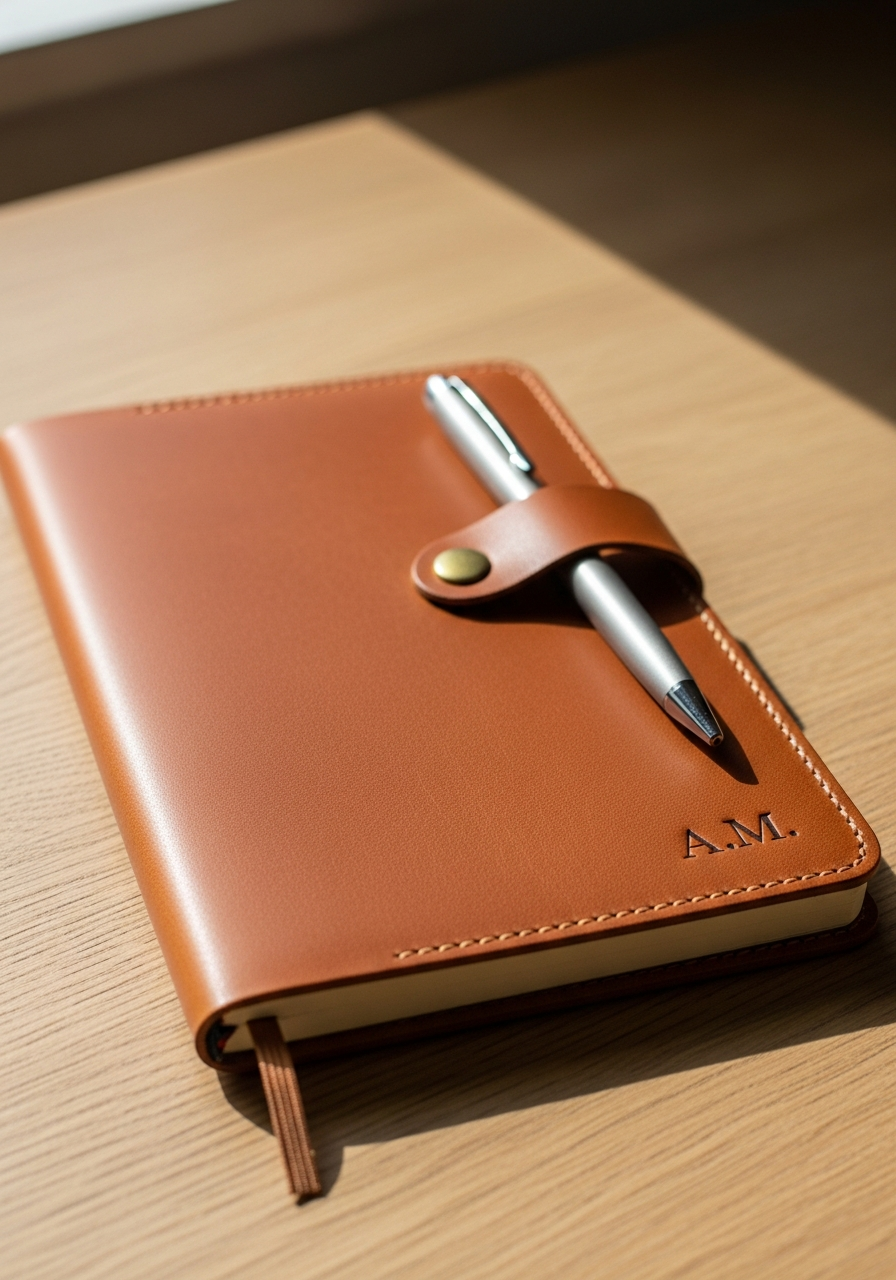 Notebook with Pen Holder - 50 coworker valentine gifts