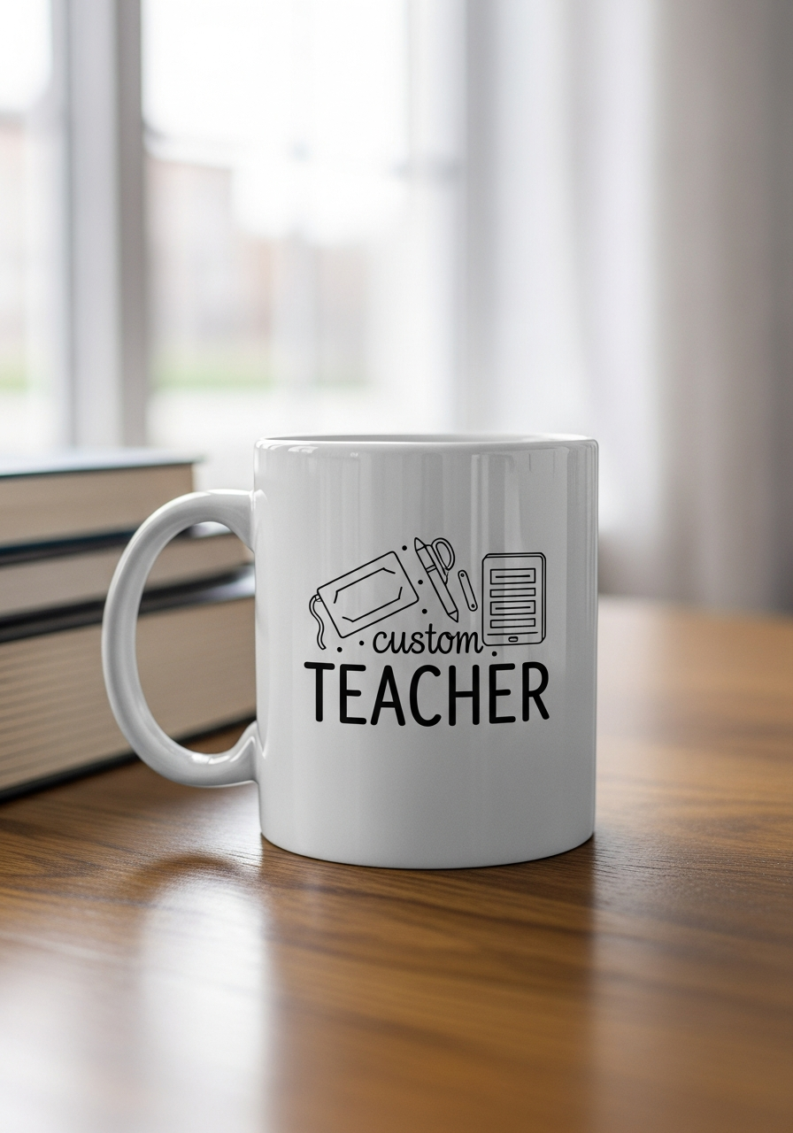 Custom Teacher Coffee Mug - 50 teacher Valentine gift ideas